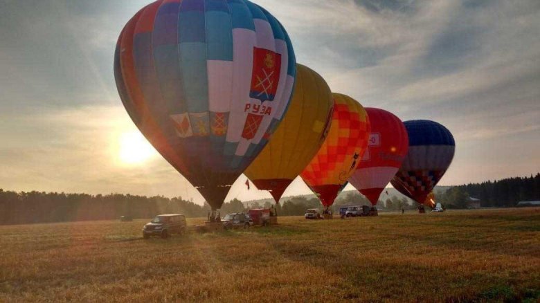 Воздушный шар полет руза