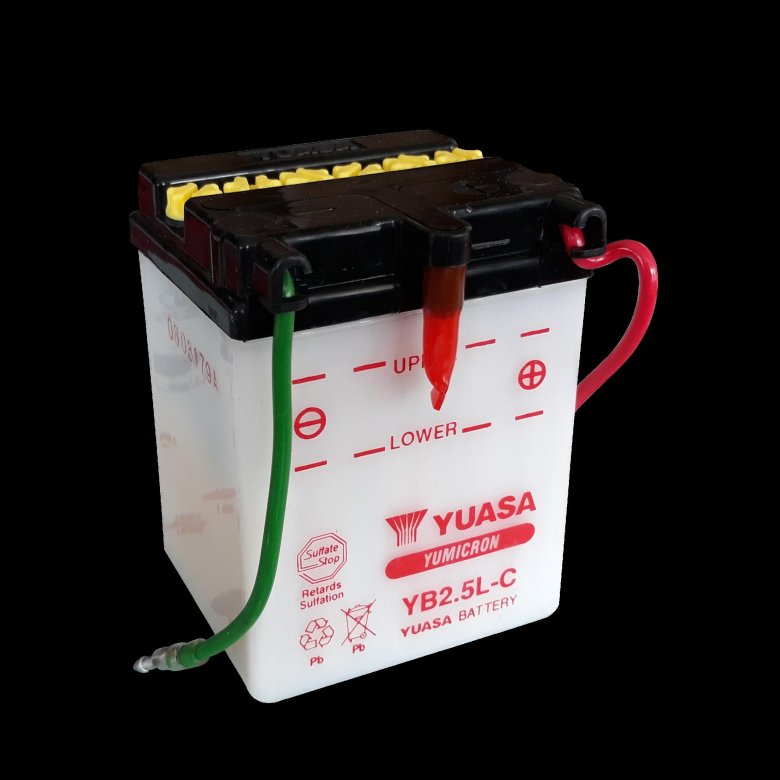 Аккумулятор yuasa yb2.5l-c-2