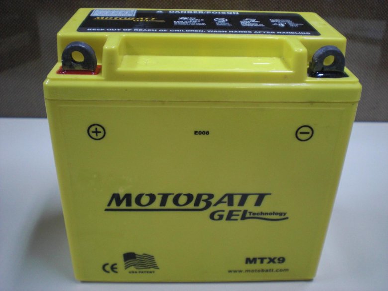 Аккумулятор мото