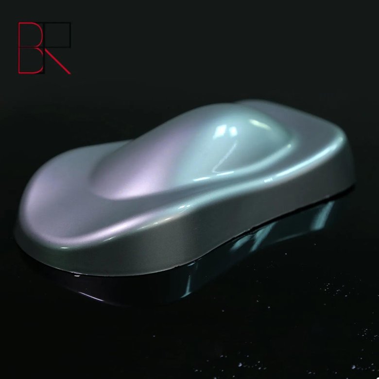 Серебристая жидкая резина для авто