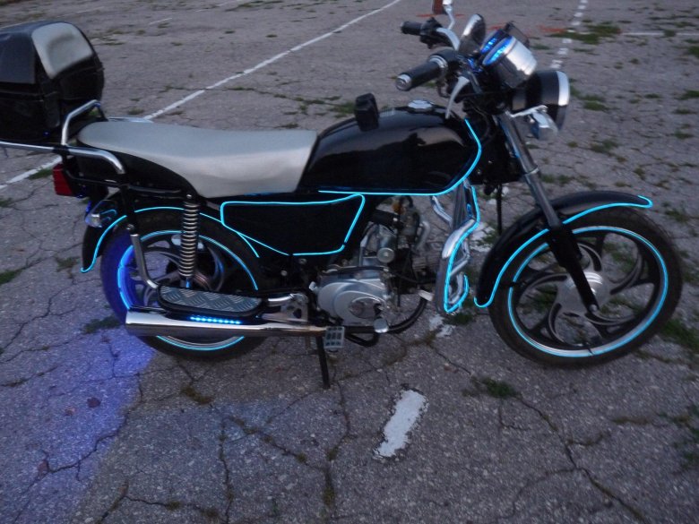 Тюнинг альфа мопед
