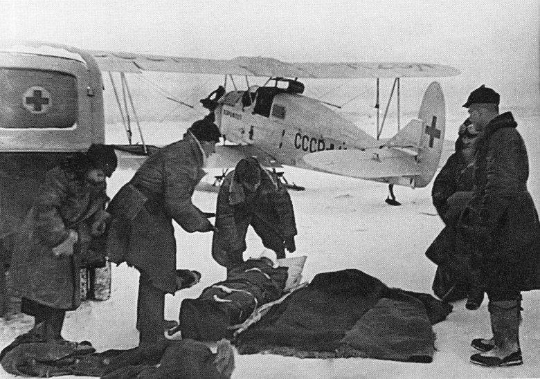 Спасение челюскинцев 1934 летчики