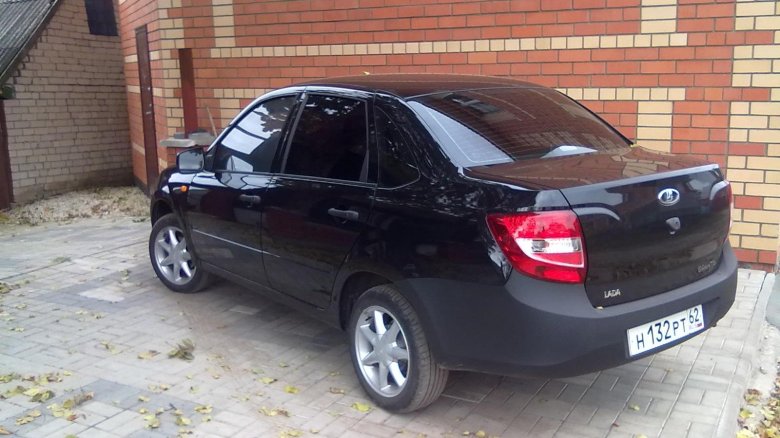 Лада гранта 2014 черная