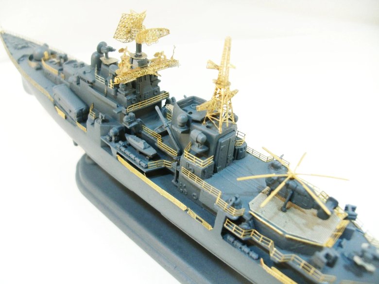 Фототравление микродизайн эсминец современный звезда 1/700