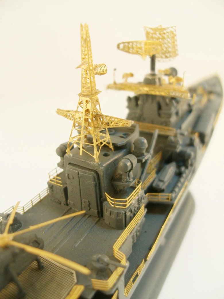 Фототравление микродизайн эсминец современный звезда 1/700