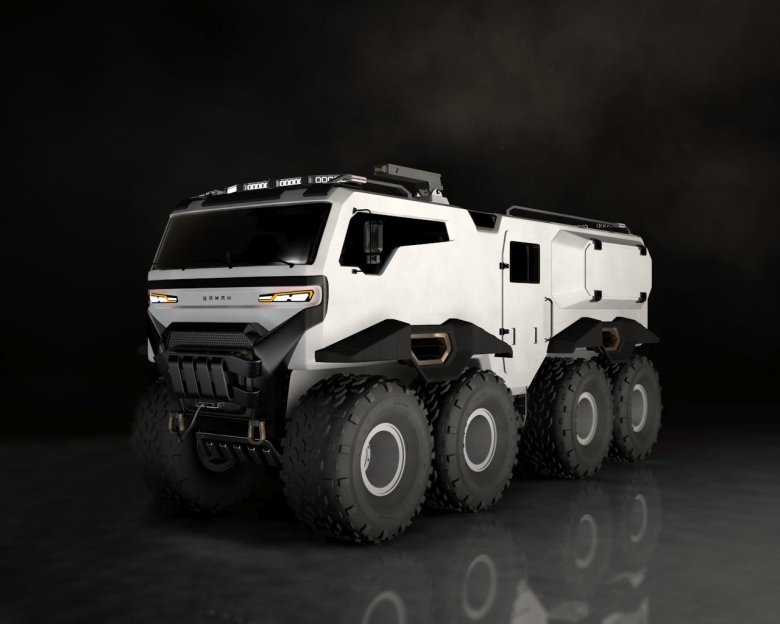 Вездеход авторос шаман 8x8