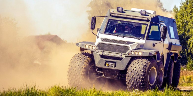 Вездеход авторос шаман 8x8