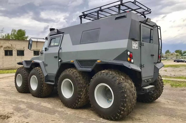 Вездеход авторос шаман 8x8