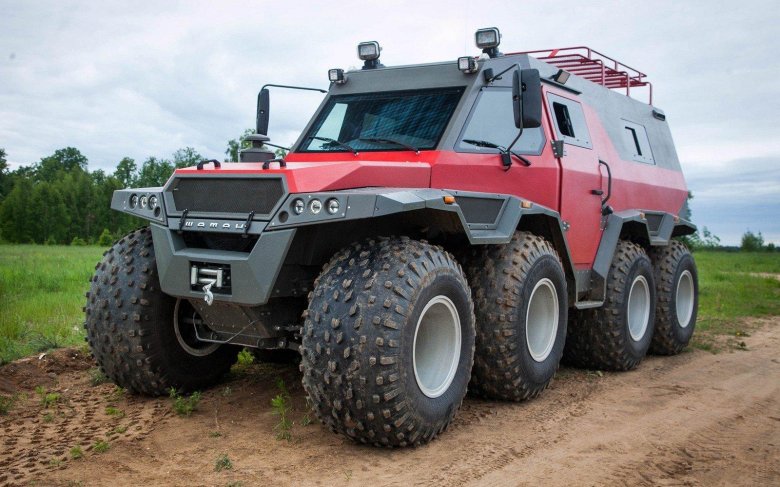 Болотоход шаман 8х8