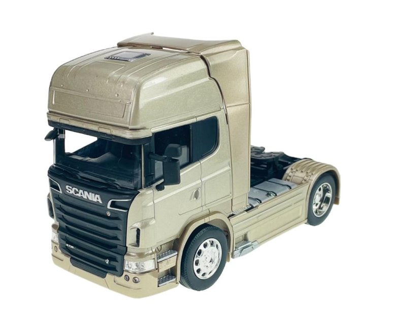 Welly модель тягача 1:64 scania v8 r730