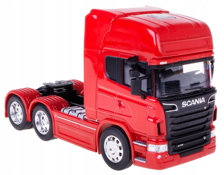 Welly модель тягача 1:64 scania v8 r730