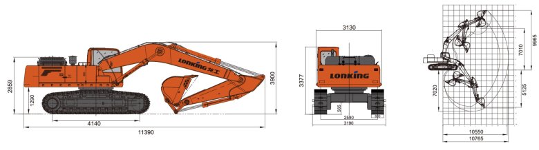 Вес экскаватора