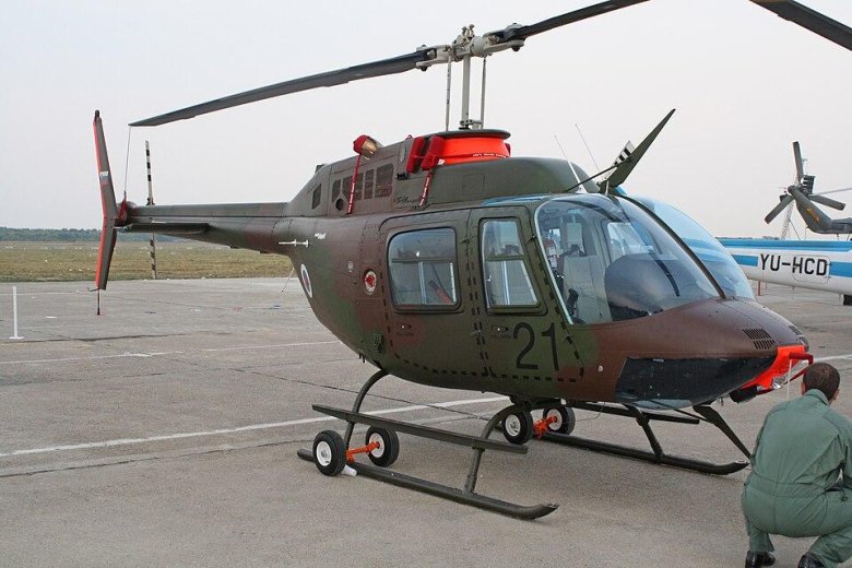 Bell 206 jetranger вертолет