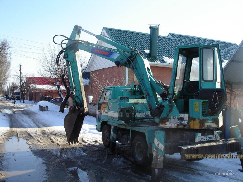 Автоэкскаватор исудзу эльф