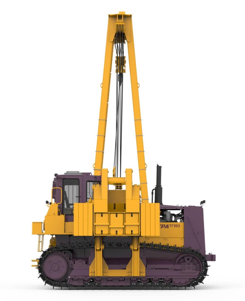 Кран-трубоукладчик четра тг122