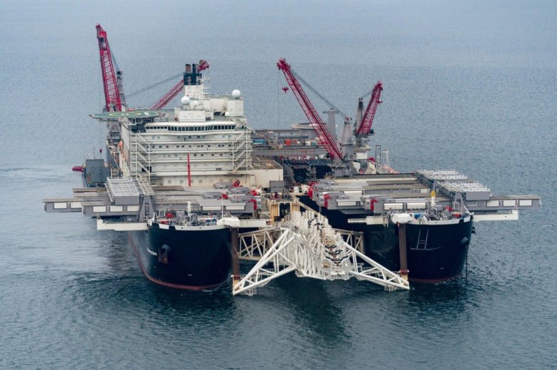 Pioneering spirit северный поток 2