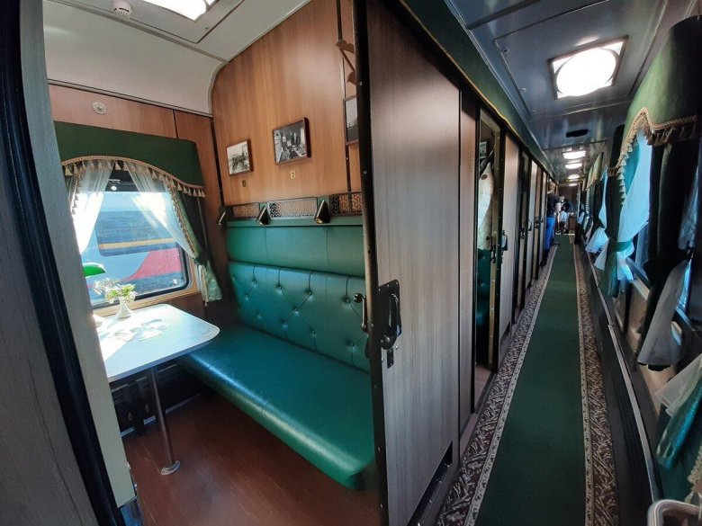 Ретро поезд сортавала рускеала вагон ресторан