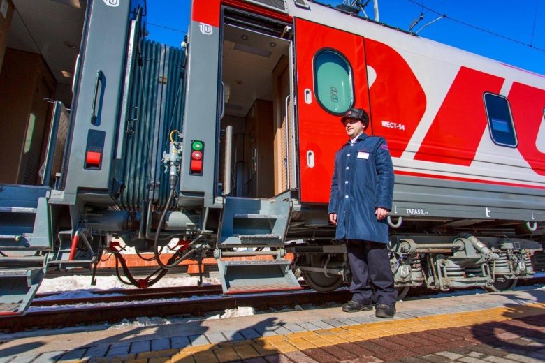 Поезд дальнего следования ржд