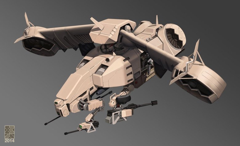 Ганшип будущего концепт