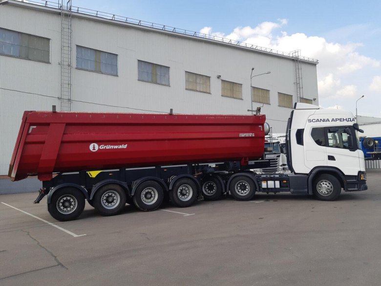 Грюнвальд полуприцепы самосвал