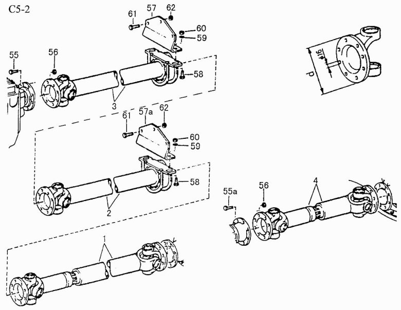 Крестовина кардана хово синотрук
