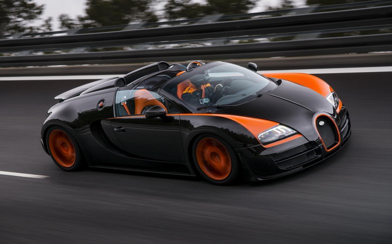 Машина bugatti veyron super sport