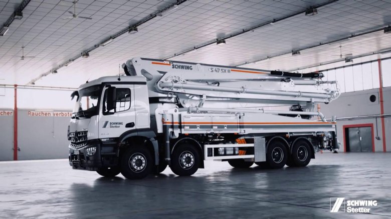 Бетононасос мерседес швинг