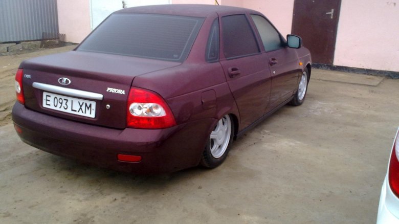 Лада приора цвет портвейн