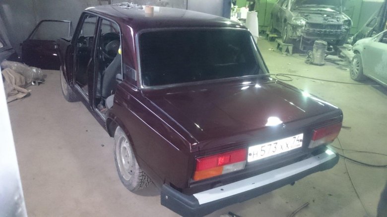 Ваз 2107 портвейн металлик