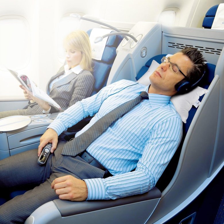 Бизнес класс в самолете