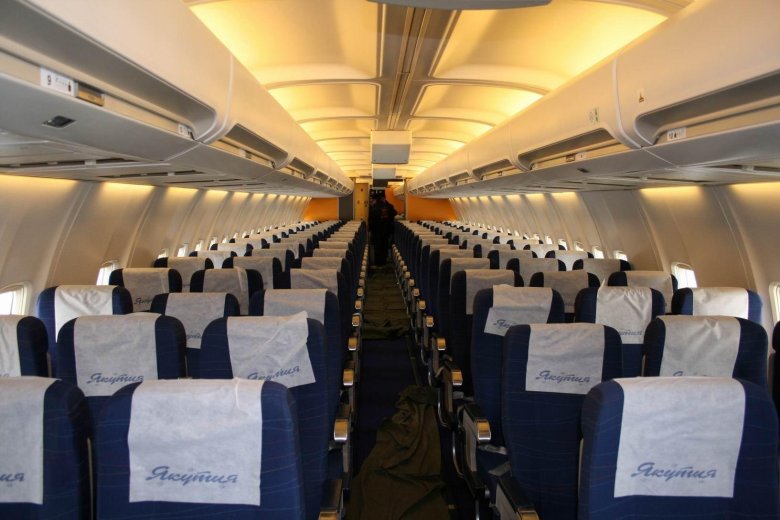 Салон самолета аэрофлот