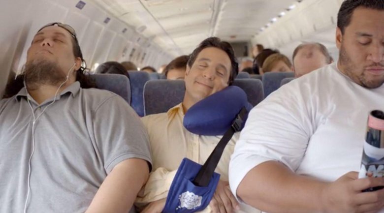 Пассажир в самолете