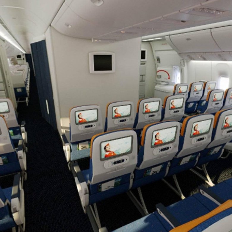 Boeing 777-300er салон
