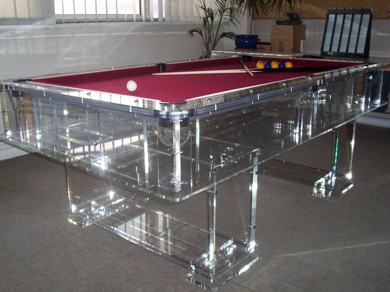 Стол из оргстекла