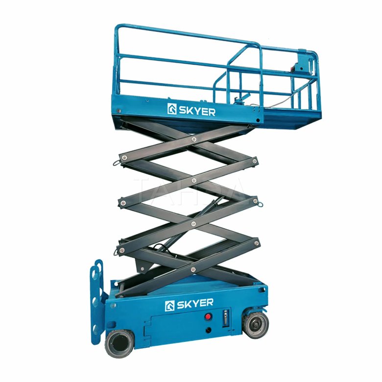 Самоходный ножничный подъемник skyer pl1435