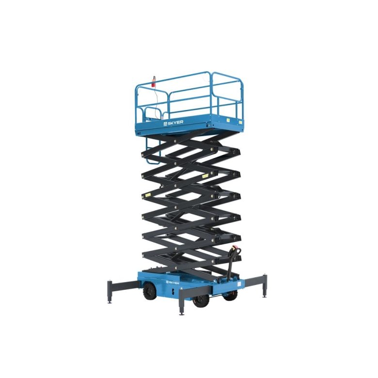 Подъемник самоходный электрический ножничный с