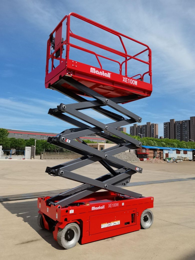 Электрический ножничный подъемник