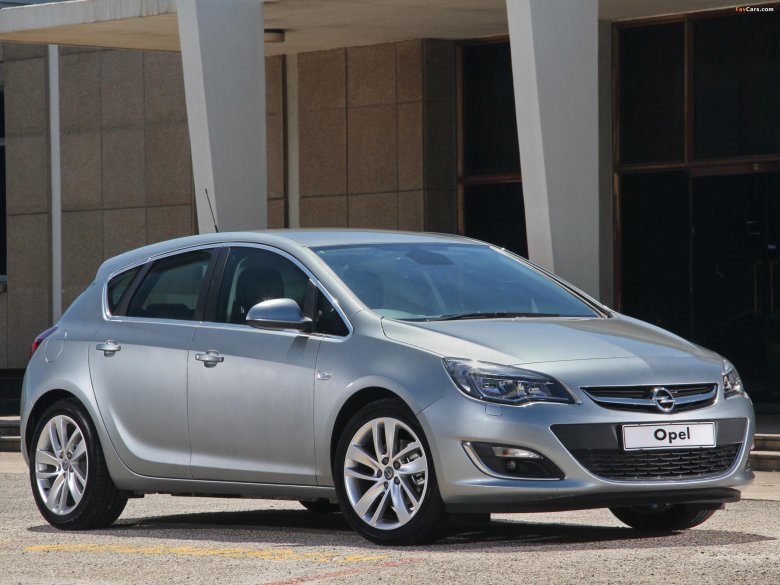 Opel astra 2013