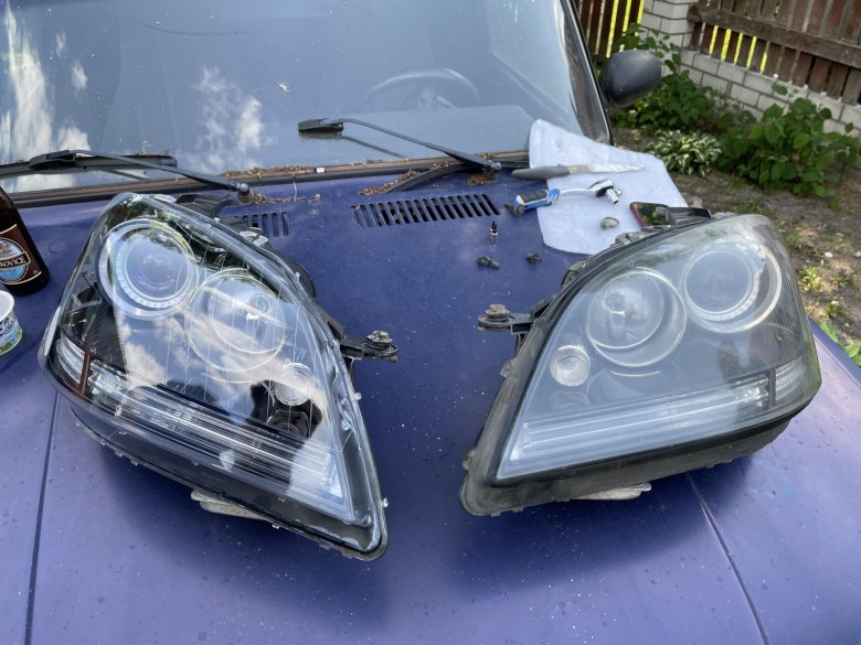 Фары мерседес w164