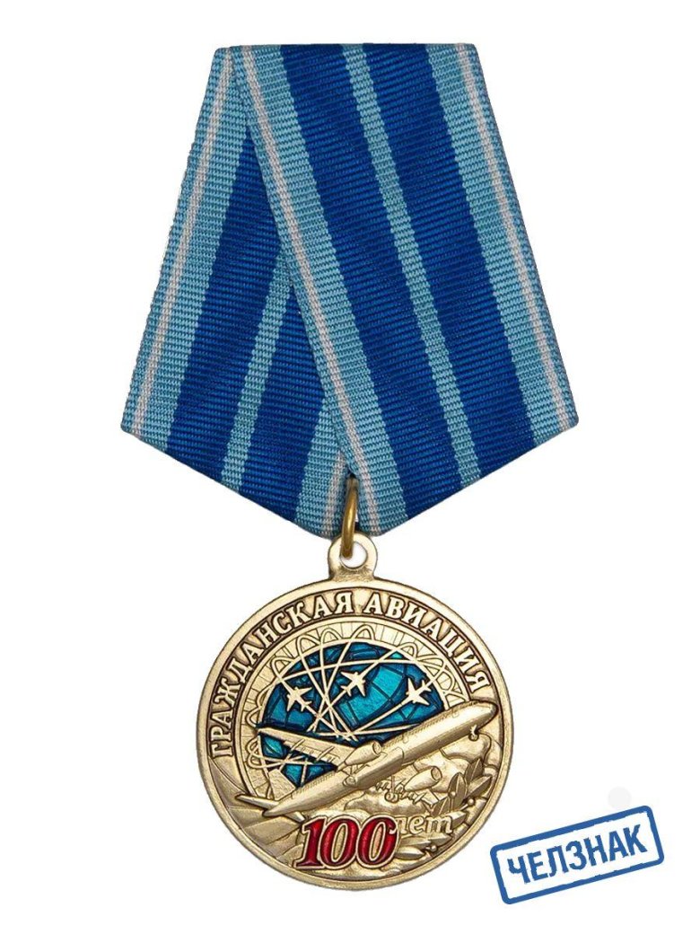 Медаль 100 лет морской авиации чф