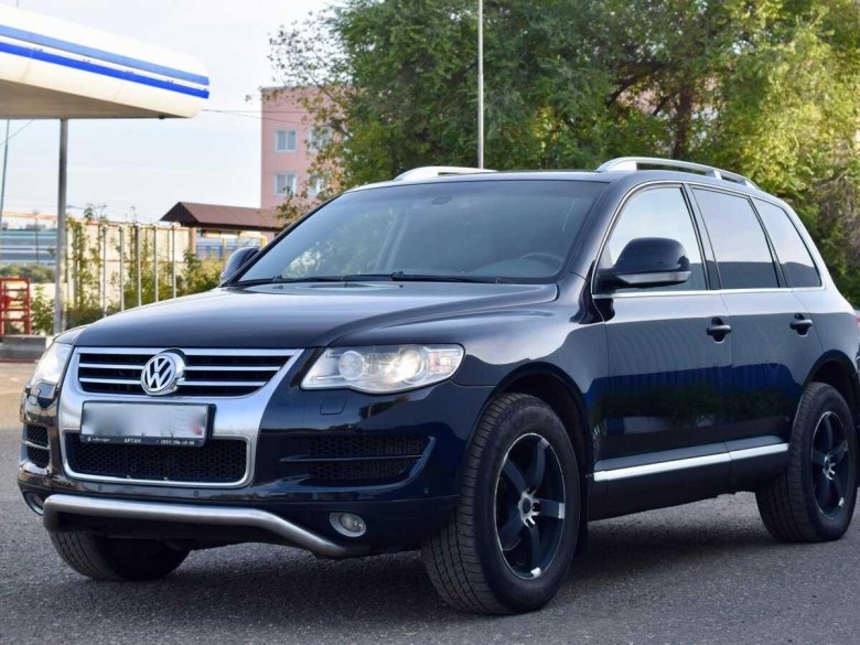 Volkswagen touareg 2007 черный