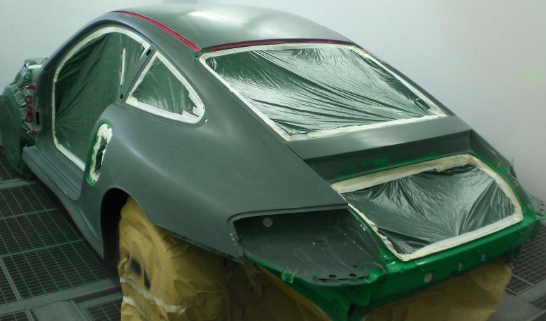 Порше 911 зеленый металлик