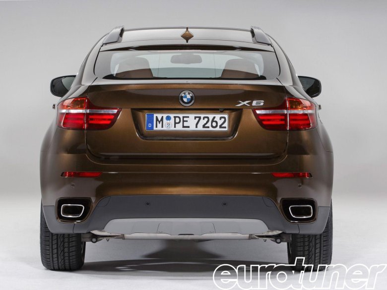 Бмв икс 6 сзади