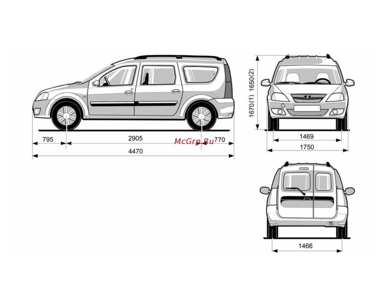 Лада ларгус 2021 габариты