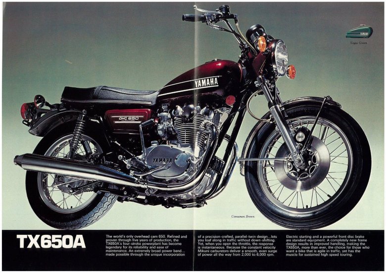 Tx650 yamaha