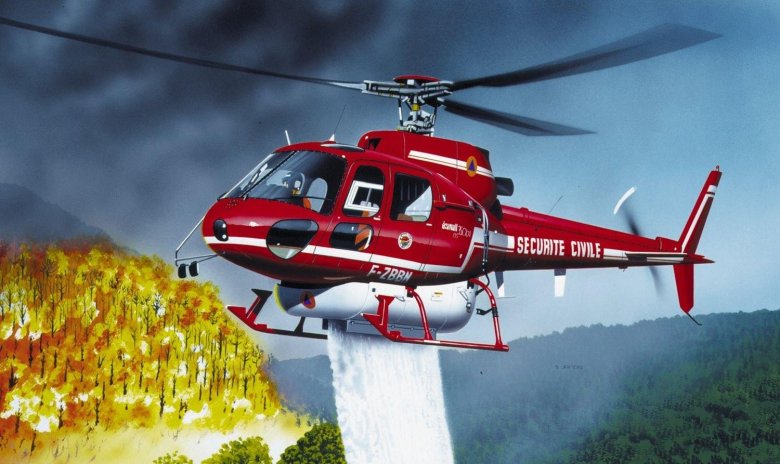 Вертолет пожарный