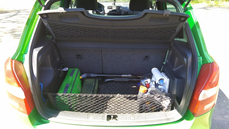 Skoda fabia 2 багажник