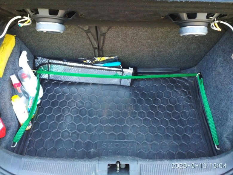 Сетки в багажник шкода рапид