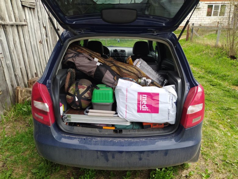 Шкода фабия багажник