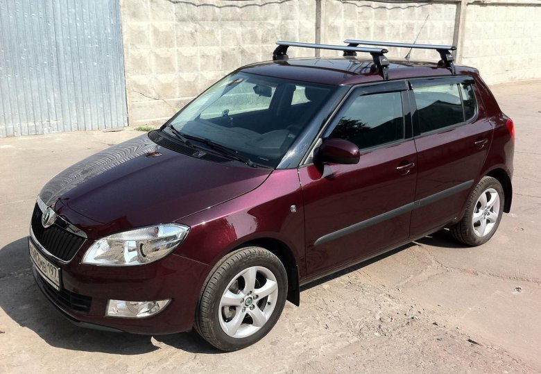 Багажник на крышу skoda fabia 2